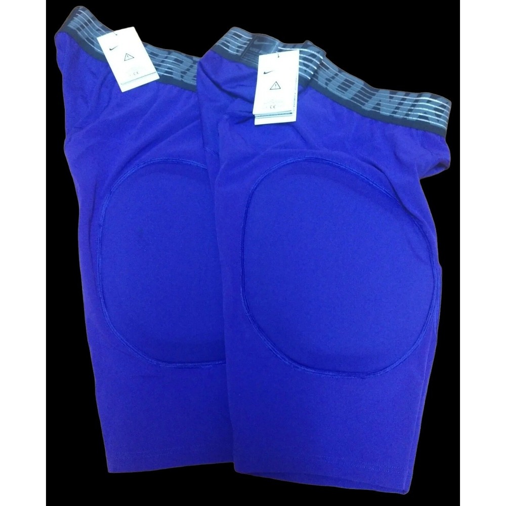 2 Nike Pro Hyperstrong Football Padded Compression Shorts Purple 30 AR4356-504